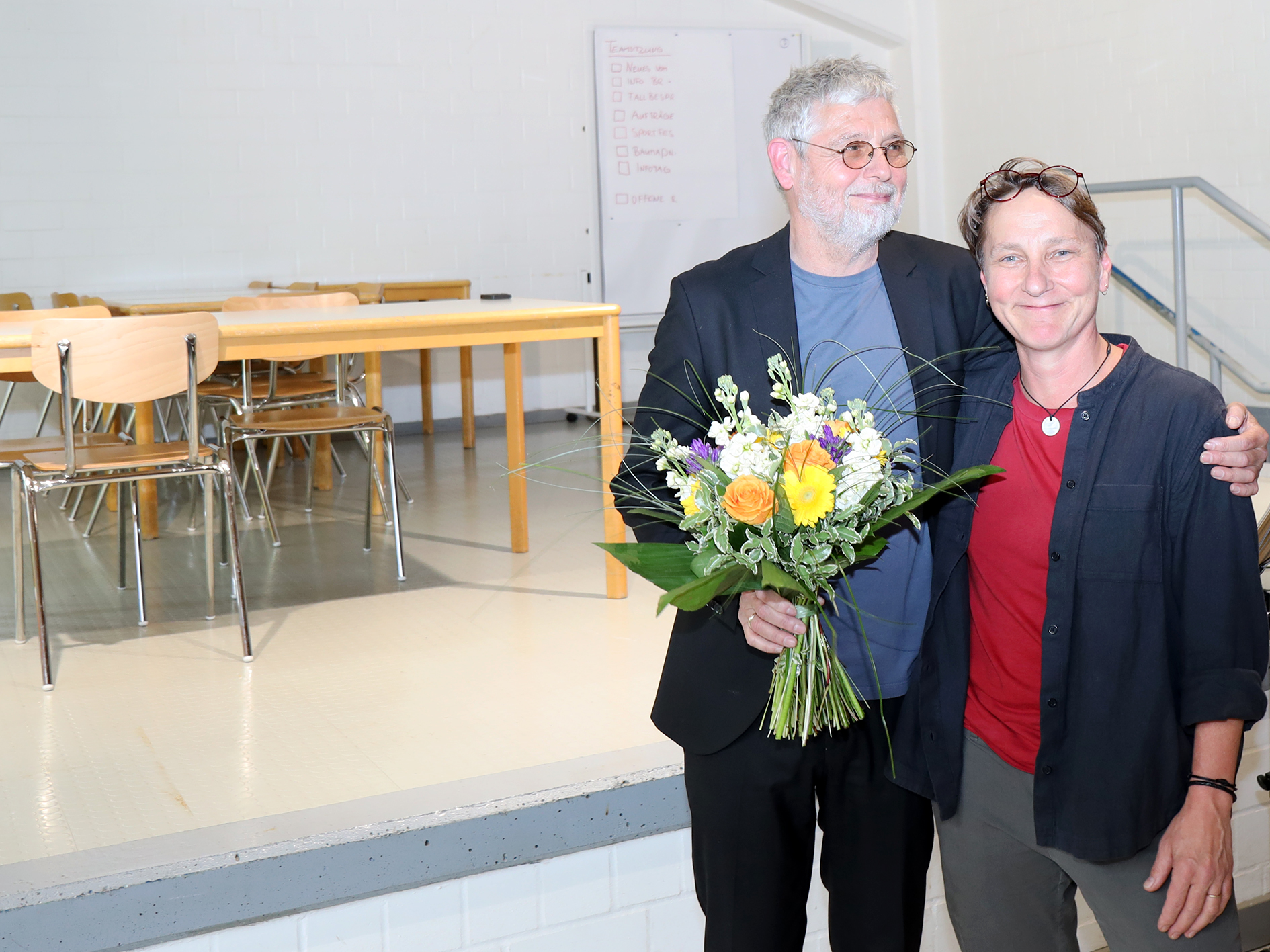 Gerhard Falkenberg mit Anne Rein