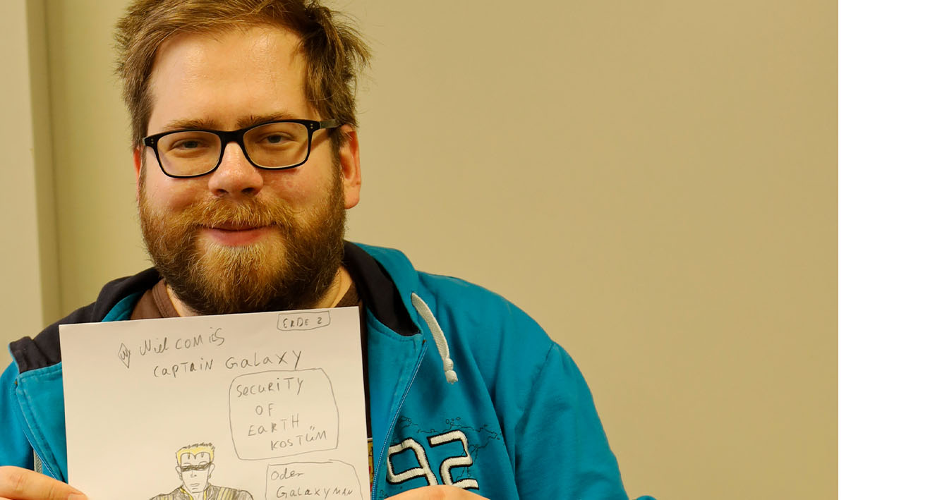 Niels mit "Captain Galaxy"