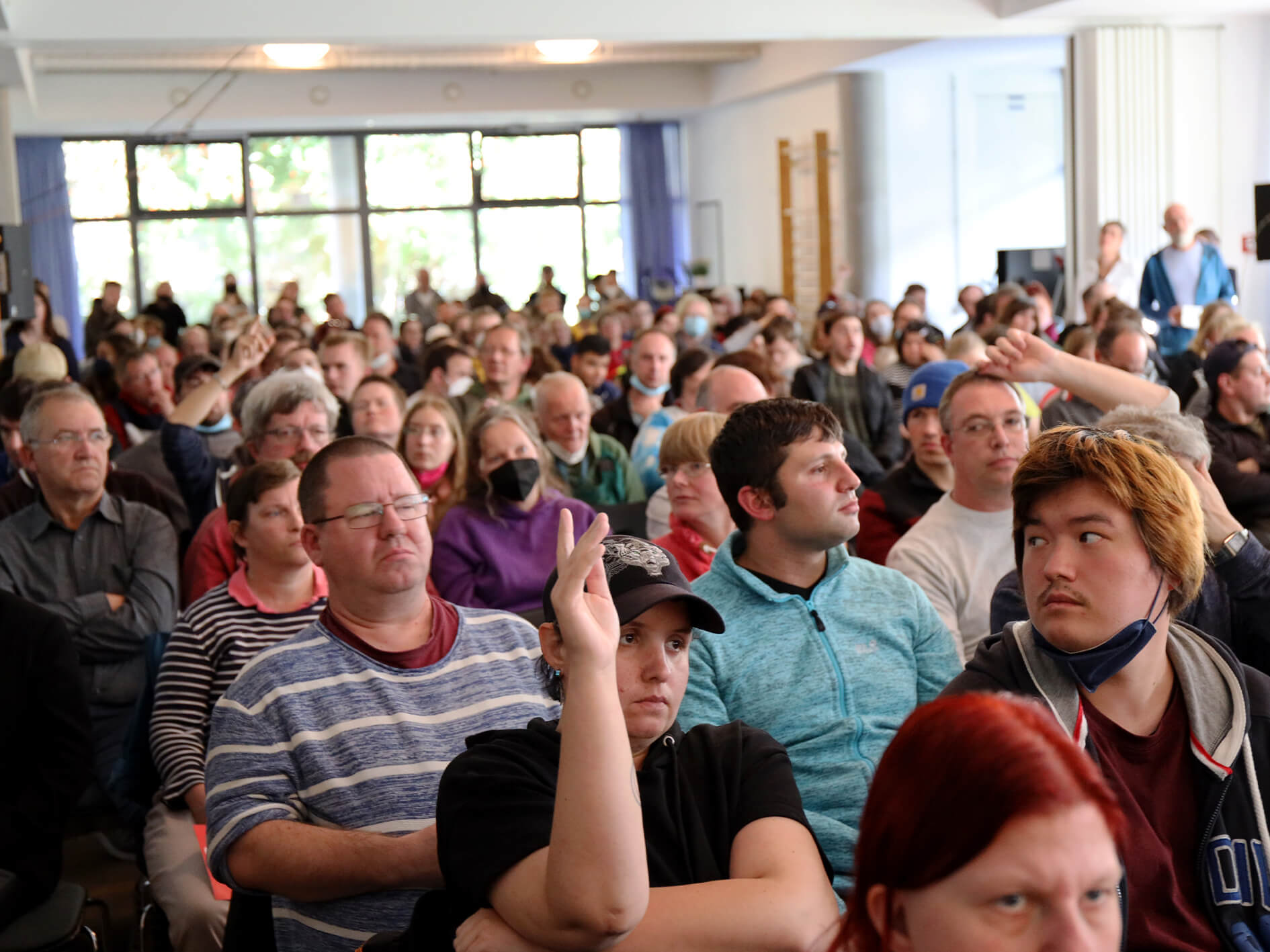 Riesiger Publikumsandrang im Casino Mitte