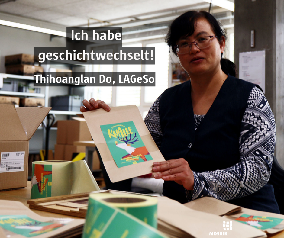 Thihoanglan in der Konfektionierung