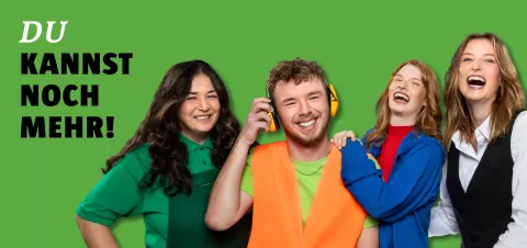 Gruppenbild mit Azubis von Mosaik