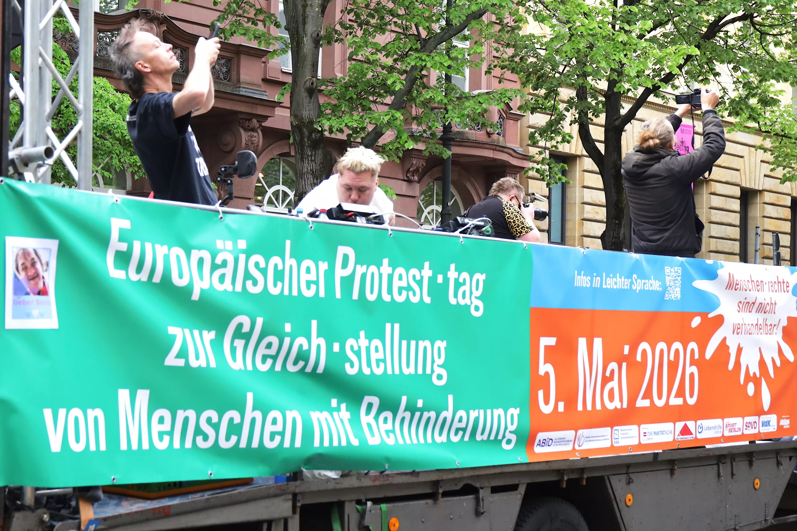 Menschenrechte sind nicht verhandelbar - Europäischer Protesttag zur Gleichstellung von Menschen mit Behinderung