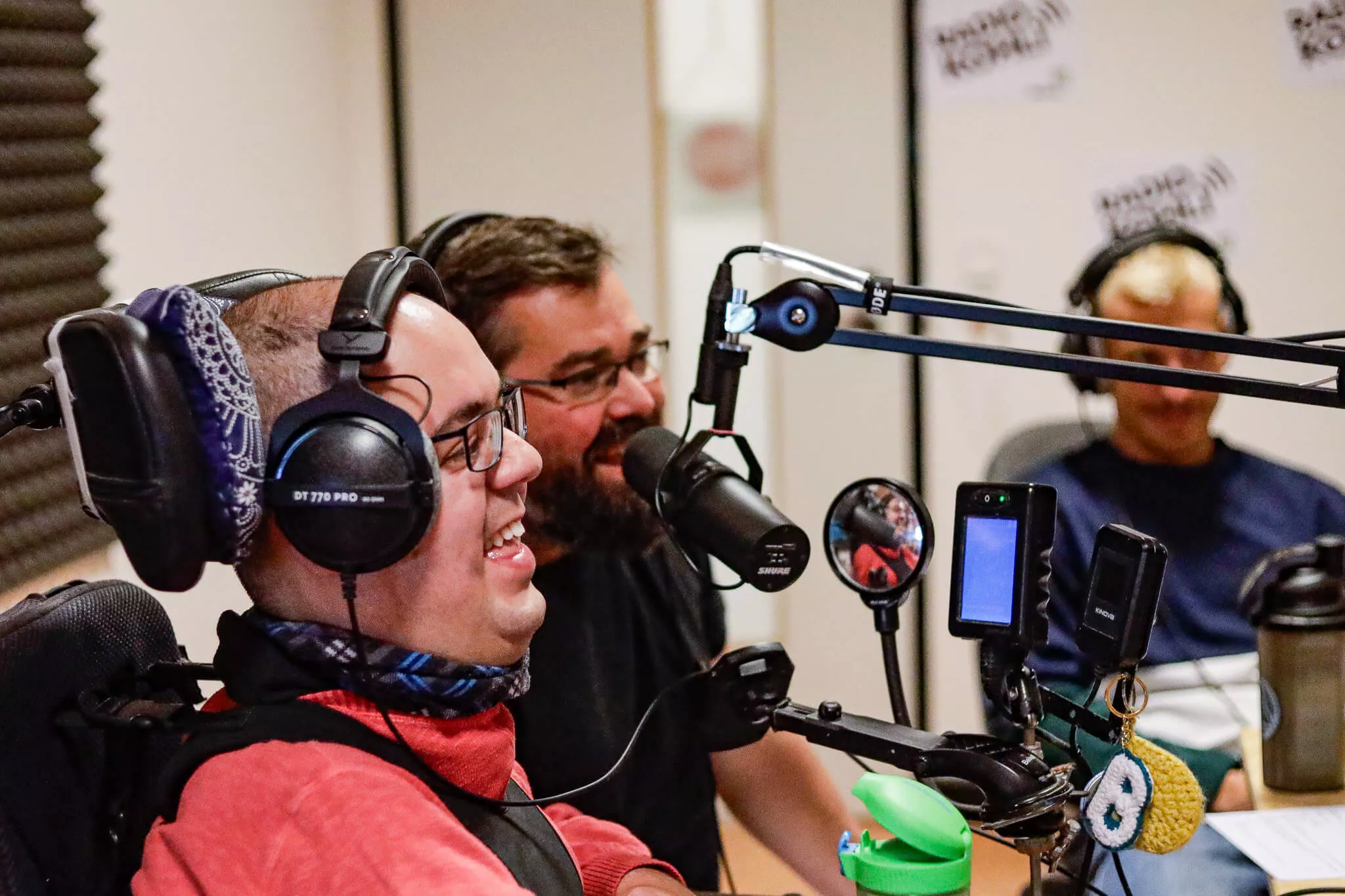 Im Studio von Radio Kohli