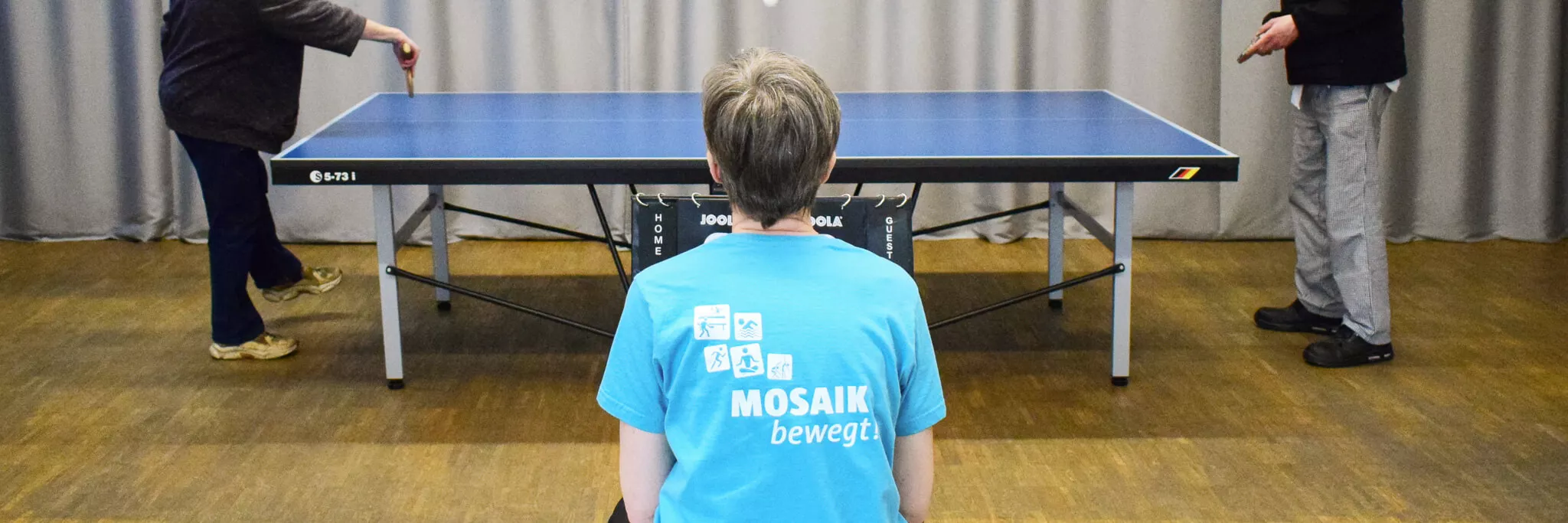 Tischtennisturnier in der Mosaik-Werkstatt in Berlin Mitte