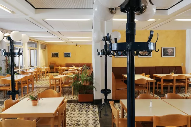 Speisesaal in der Kantine Konzerthaus