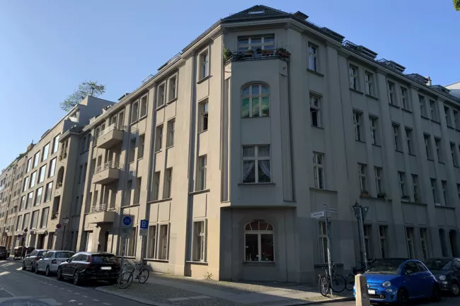 Außenansicht des Beschäftigungs- und Förderbereichs Linienstraße von Mosaik in Berlin-Mitte