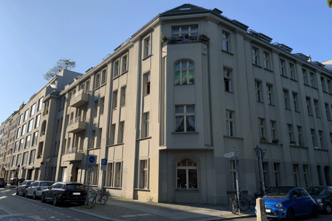 Außenansicht des Beschäftigungs- und Förderbereichs Linienstraße von Mosaik in Berlin-Mitte