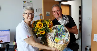 Gratulation zum 35. Dienstjubiläum