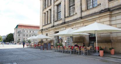 Café Konzerthaus - Blick auf die Terrasse