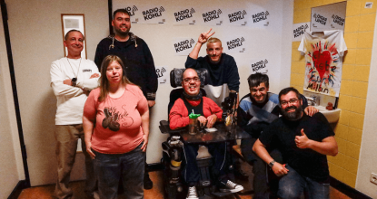 Felix Lobrecht als Studiogast bei Radio Kohli - Mosaik-Berlin
