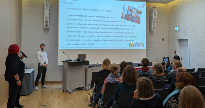 Unser Team für Unterstützte Kommunikation referiert auf dem Fachkongress in Leipzig
