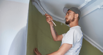 Maler bei der Arbeit
