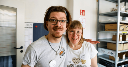 Mitarbeitende aus dem Paul-Lincke-Ufer beim Tag der offenen Tür im Juni 2024