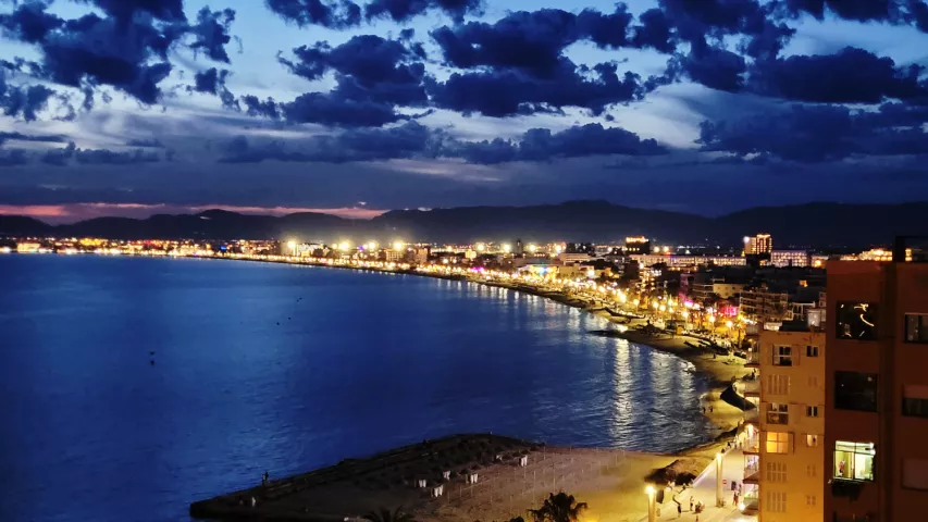 Playa de Palma - Strandpromenade am Abend