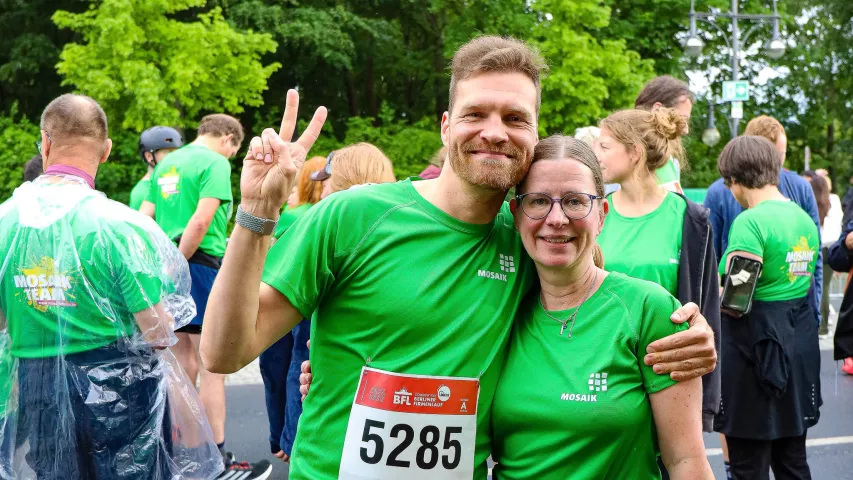 Beste Laune beim Berliner Firmenlauf