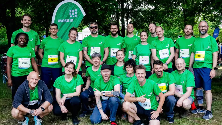 Mosaik-Team bei der 5x5-Teamstaffel