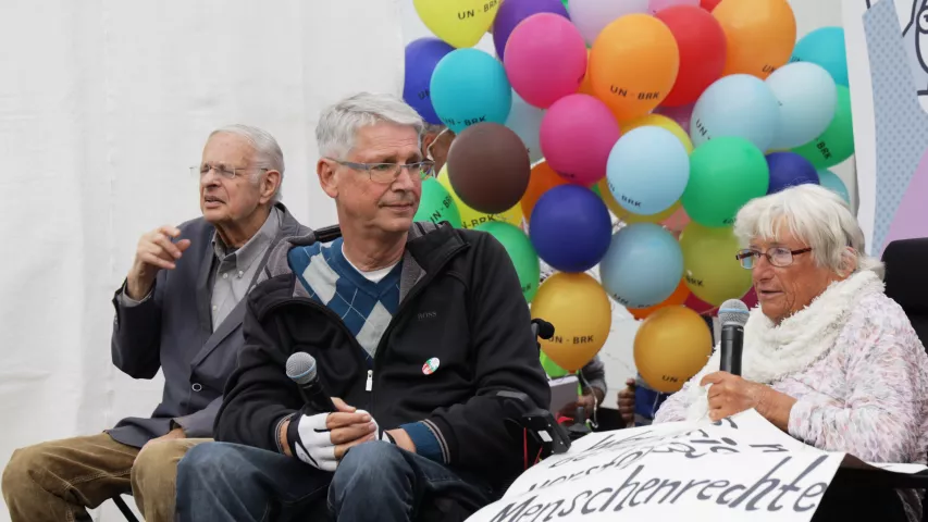 Bärbel Reichelt, Aktivistin seit 50 Jahren.