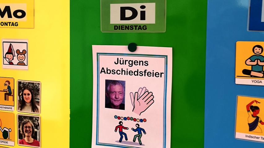 Ankündigung Abschiedsfeier