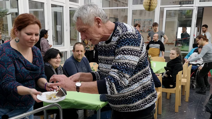 Anschnitt der Torte