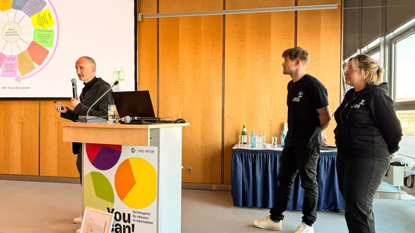 Fachkongress "You can!" in Leipzig - Vortrag der Mosaik-Kiezhilfe