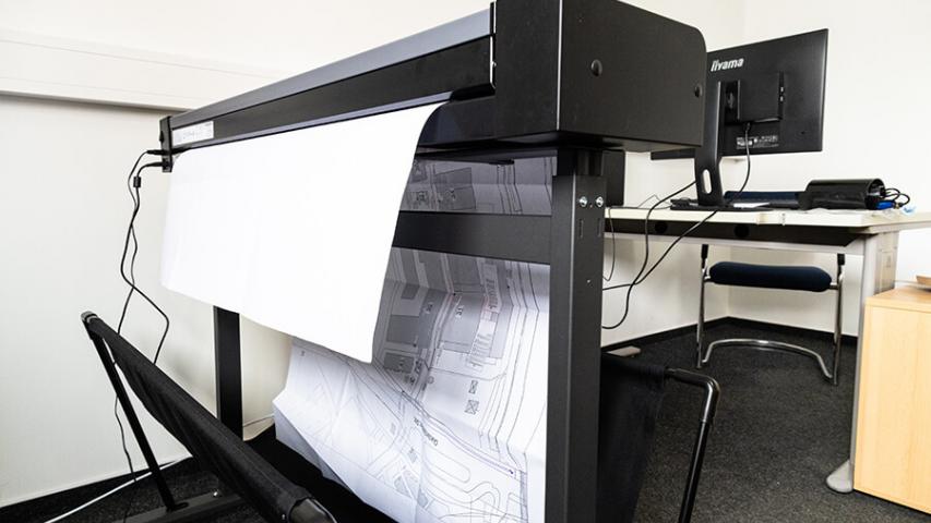 Großformat-Scanner in der Digitalen Archivierung von Mosaik-Berlin