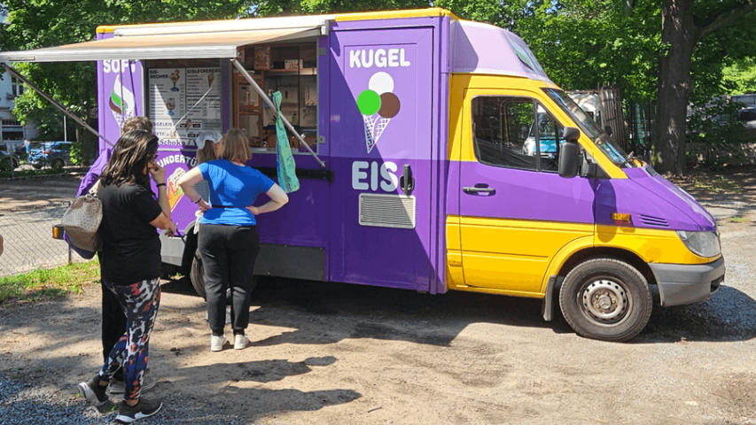Sommerfest in Reinickendorf mit Eismobil