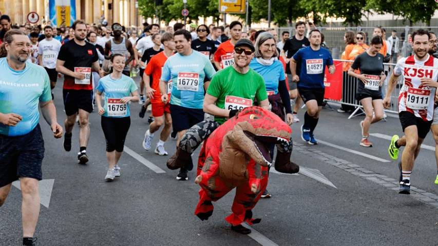 Mosaik beim Berliner Firmenlauf 2025 - Beste Outfit