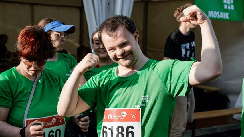 Mosaik beim Berliner Firmenlauf 2025 - Mosaik in Topform
