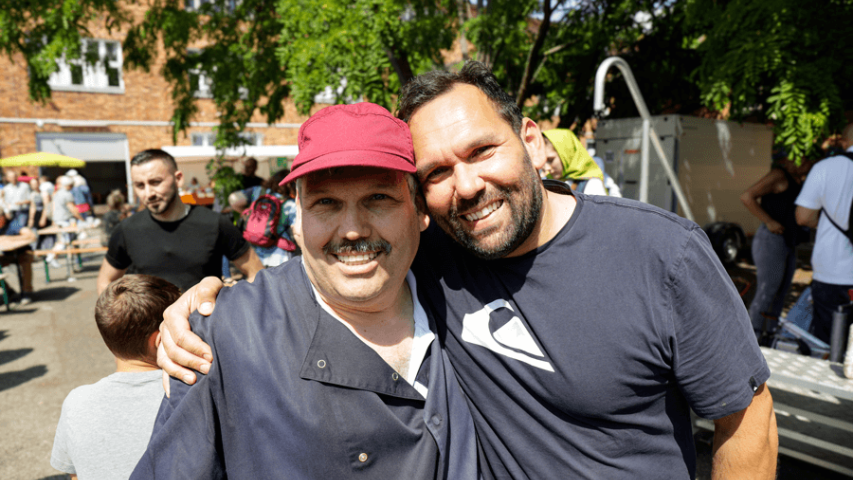 Was für ein toller Tag! - Die Mosaik-Beschäftigten beim Gemeinschaftsfest