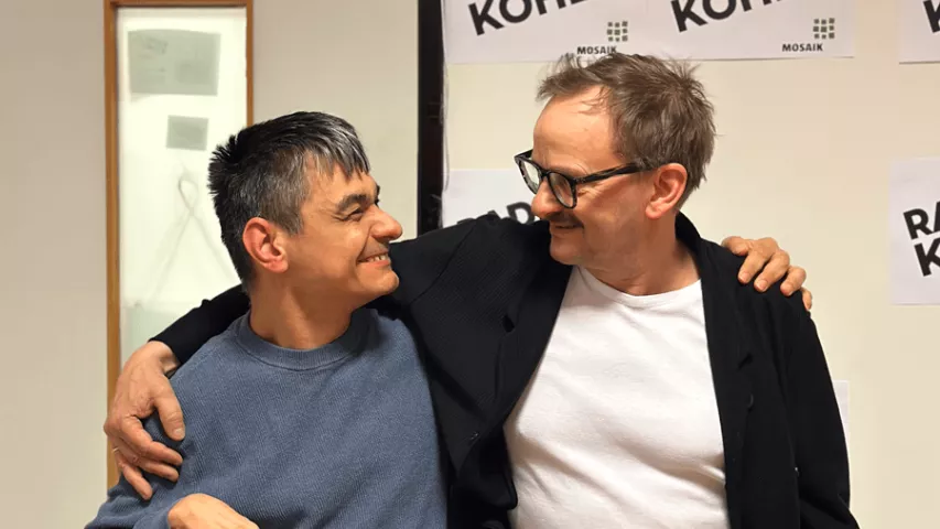 Milan Peschel zu Gast bei Radio Kohli - Mosaik-Berlin