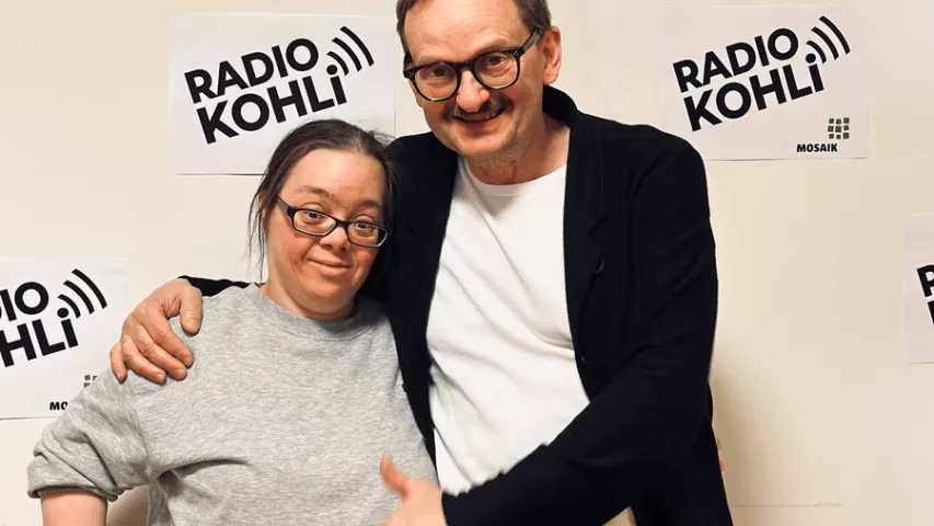 Milan Peschel zu Gast bei Radio Kohli - Mosaik-Berlin