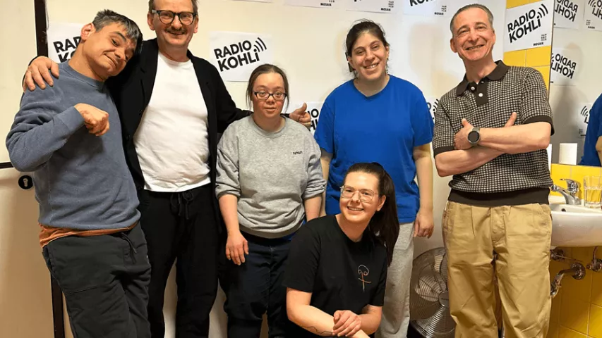 Milan Peschel zu Gast bei Radio Kohli - Mosaik-Berlin