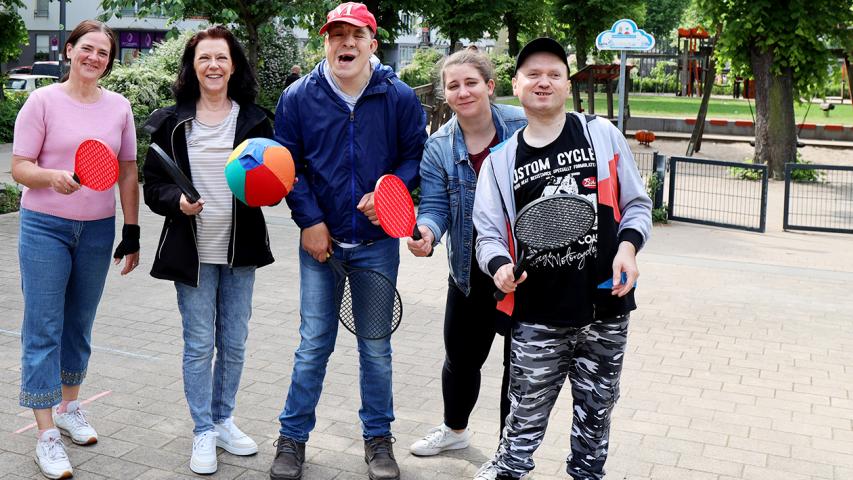 Spaß beim Spielplatzfest