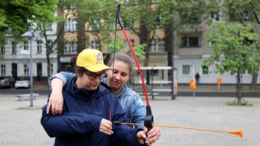Spaß beim Spielplatzfest