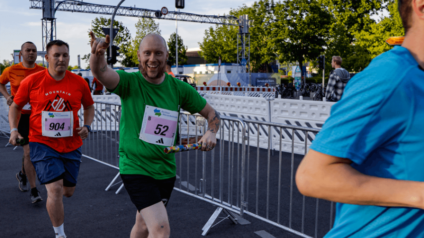 Mosaik beim Berliner Staffellauf - Auf der Strecke