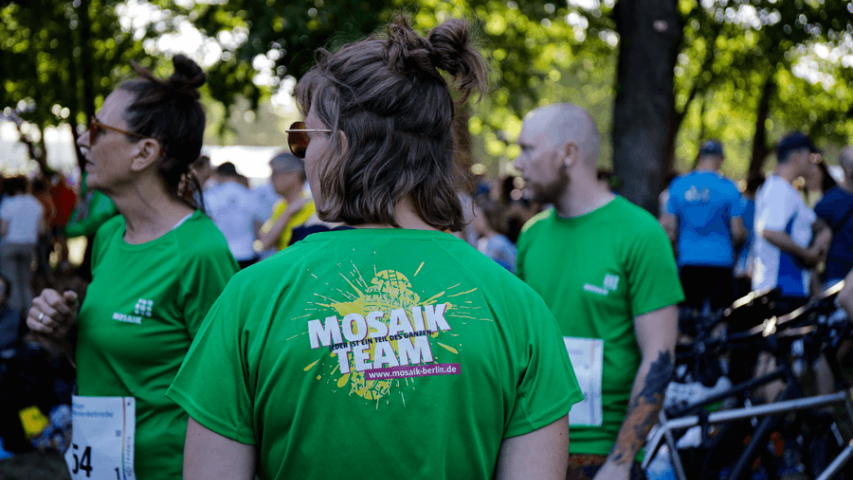 Mosaik beim Berliner Staffellauf - Unsere Shirts