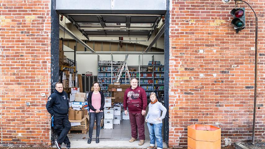 Team der Digitalen Archivierung von Mosaik-Berlin