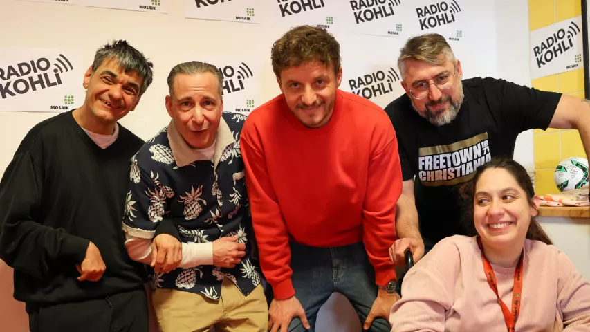 Tommi Schmitt zu Gast bei Radio Kohli - dem inklusiven Radioprojekt von Mosaik-Berlin
